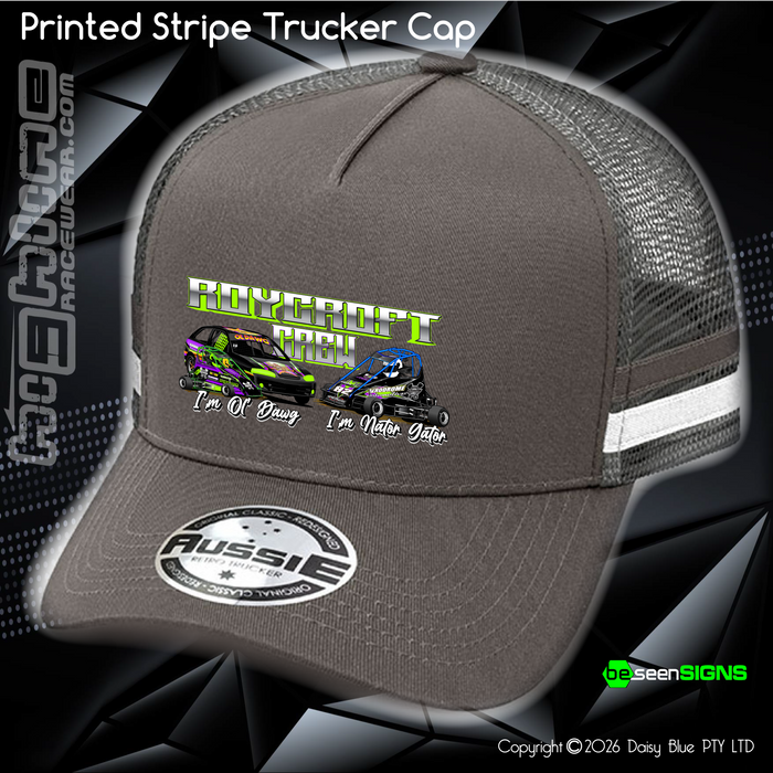 STRIPE Trucker Cap - Roycroft Brothers