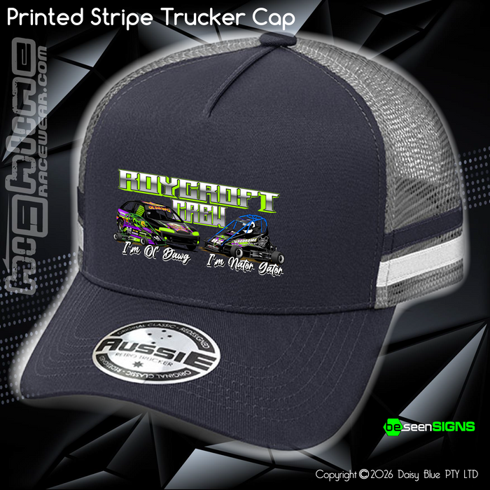STRIPE Trucker Cap - Roycroft Brothers
