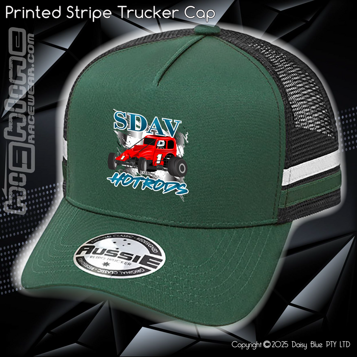 STRIPE Trucker Cap - SDAV Hotrods