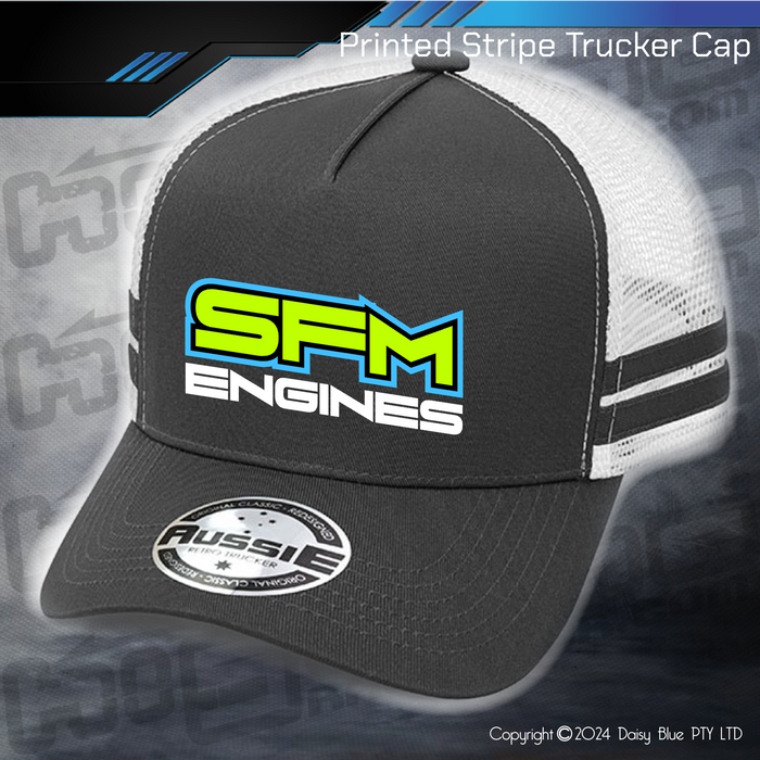 STRIPE Trucker Cap - SFM Engines