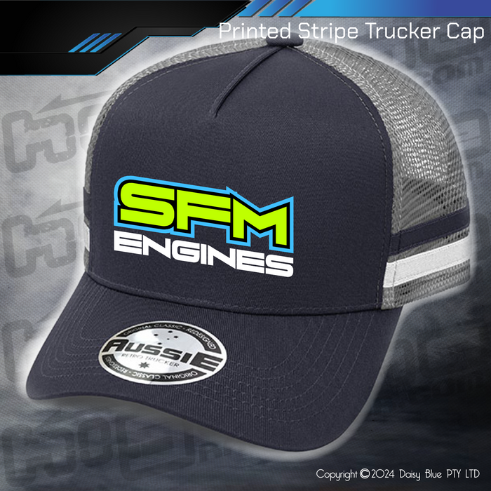 STRIPE Trucker Cap - SFM Engines