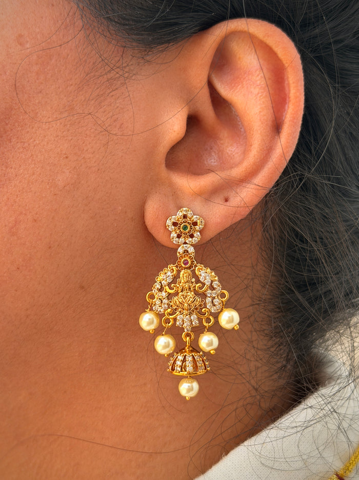 Temple Kaasu Lakshmi Necklace Set A102