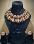 The Maharani’s Treasure: Ruby & Diamond Grandeur Choker Necklace Set