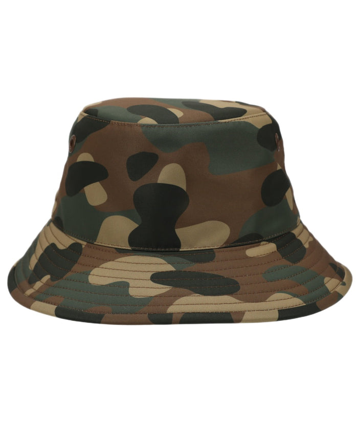 Camo coloured Tilley Camo Logo Technical T1 Bucket Hat on white background #colour_camo
