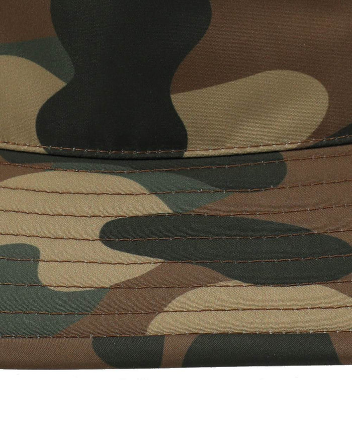 Camo coloured Tilley Camo Logo Technical T1 Bucket Hat on white background #colour_camo