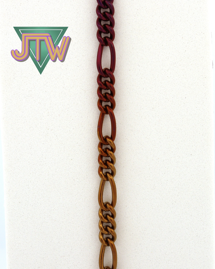 Titanium Bracelet - Figaro Chain