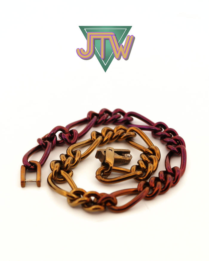 Titanium Bracelet - Figaro Chain