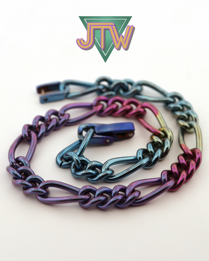 Titanium Bracelet - Figaro Chain