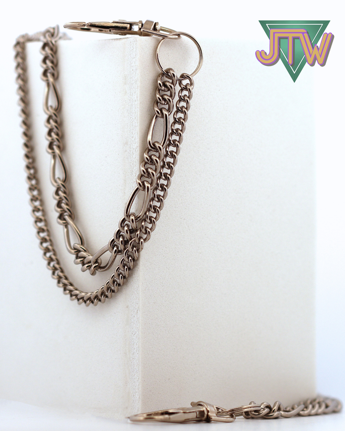 Titanium Wallet Chain - Curb Chain