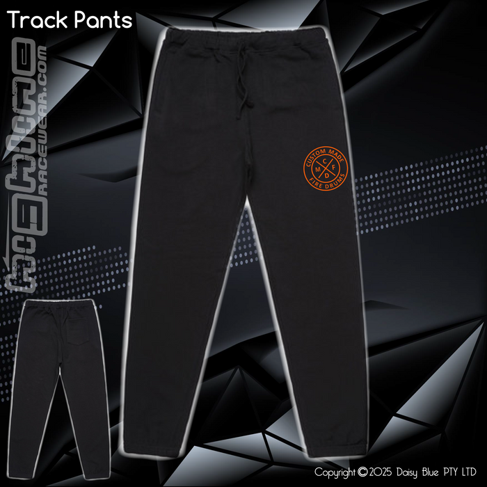Track Pants - Custom Made Fire Drums