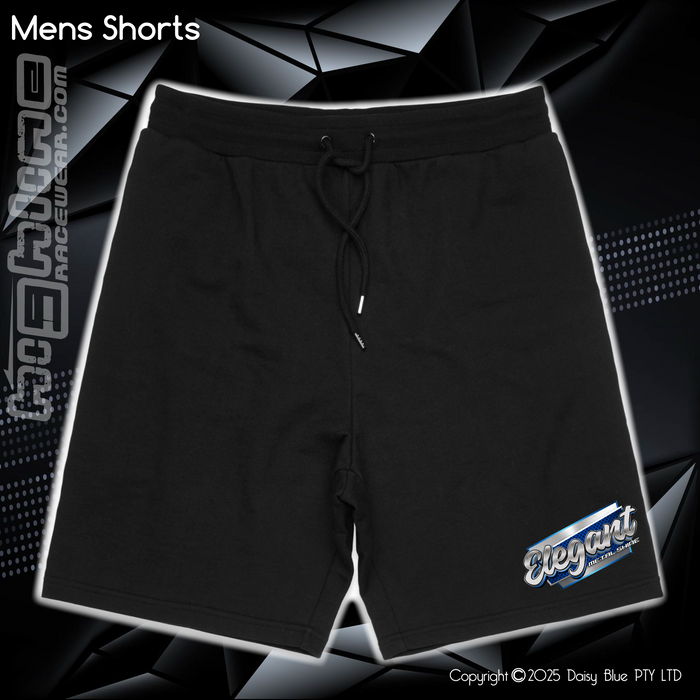 Track Shorts - Elegant Metal Shine