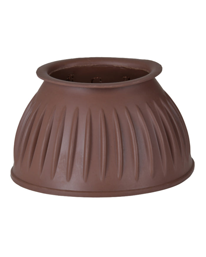 Brown Coloured WeatherBeeta Tough-Tec Prime Rubber Bell Boots on white background #colour_brown