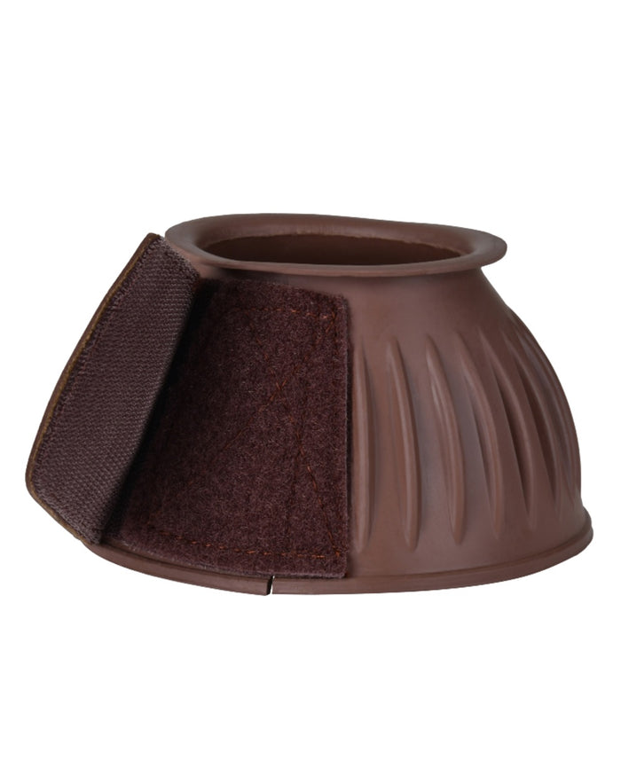 Brown Coloured WeatherBeeta Tough-Tec Prime Rubber Bell Boots on white background #colour_brown
