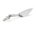 White Orchid Cake Server