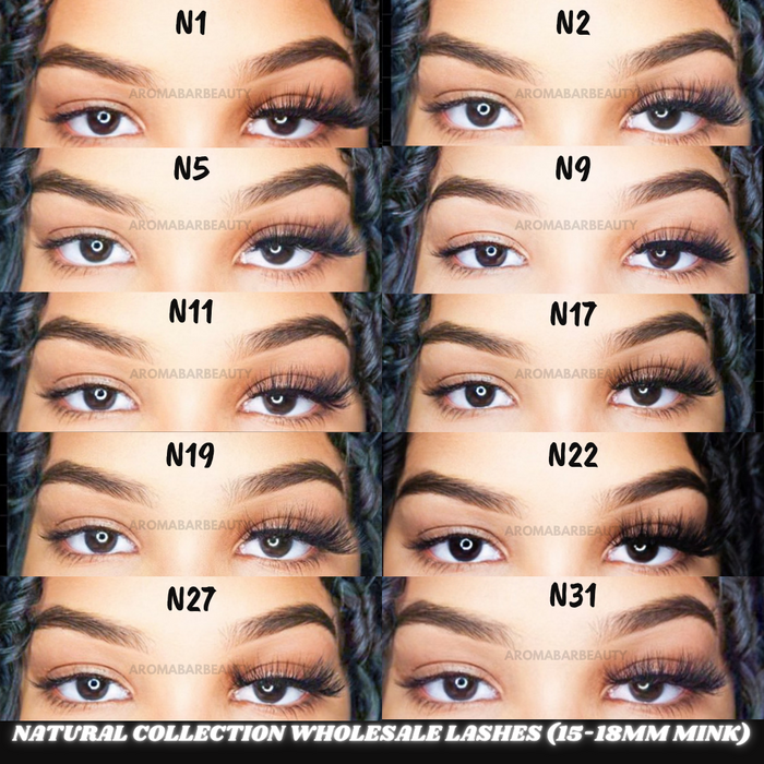 Wholesale Lashes 15-18mm Mink