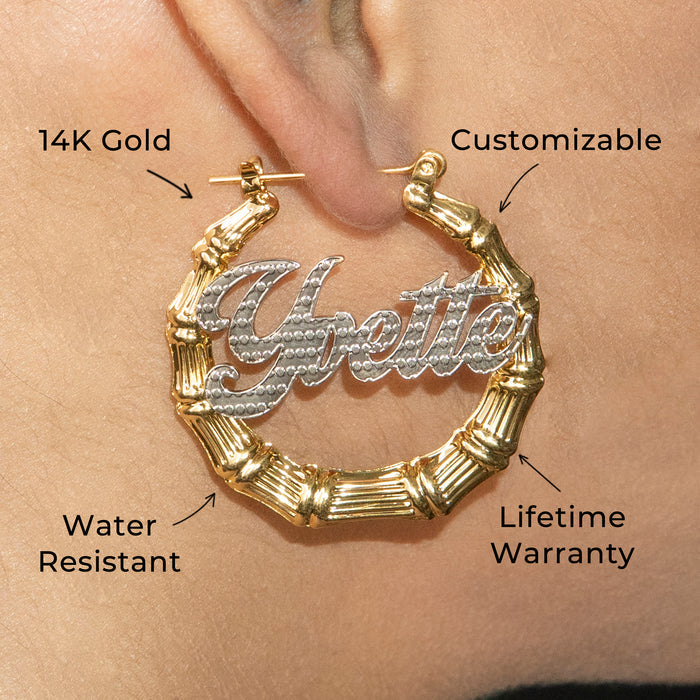 Women Jewelry - 14K Gold Hoop Earrings | Style # E02