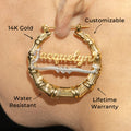 Women Jewelry - 14K Gold Hoop Earrings | Style # E03