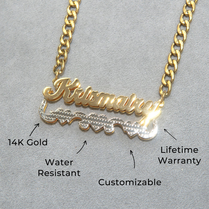 Women Jewelry - Gold Name Necklace | Style # N11