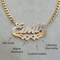 Women Jewelry - Gold Name Necklace | Style # N43