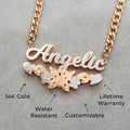 Women Jewelry - Rose Gold Name Necklace | Style # N10