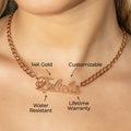 Women Jewelry - Rose Gold Name Necklace | Style # N23