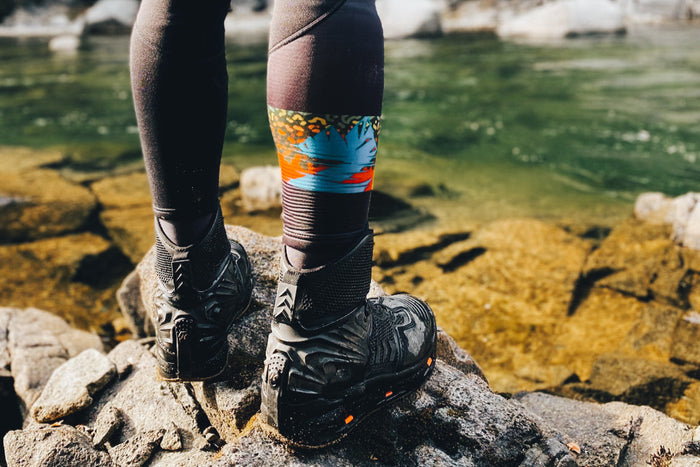 Z Series Neoprene Black Char Leggings - Unisex