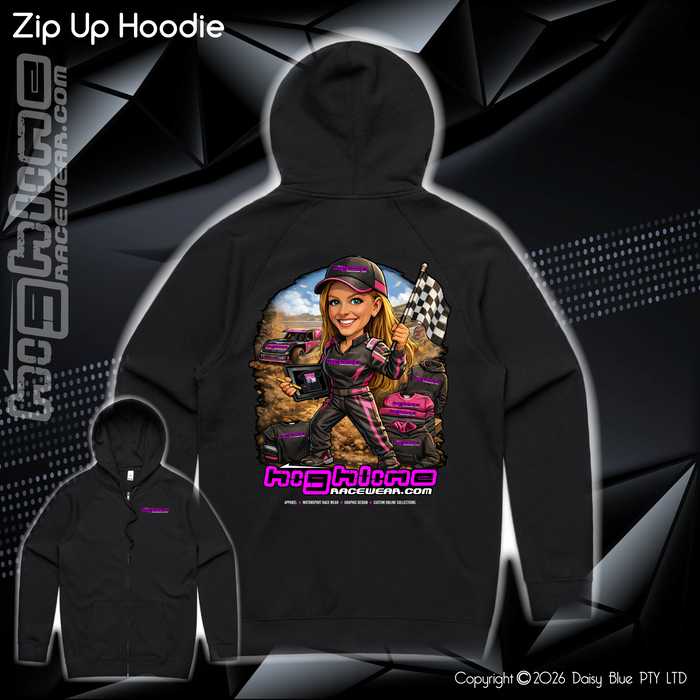 Zip Up Hoodie - Ai Custom Caricature