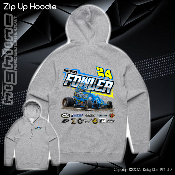 Zip Up Hoodie - Harry Fowler