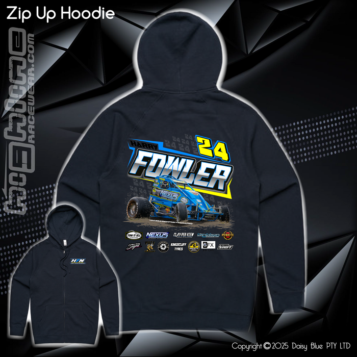 Zip Up Hoodie - Harry Fowler