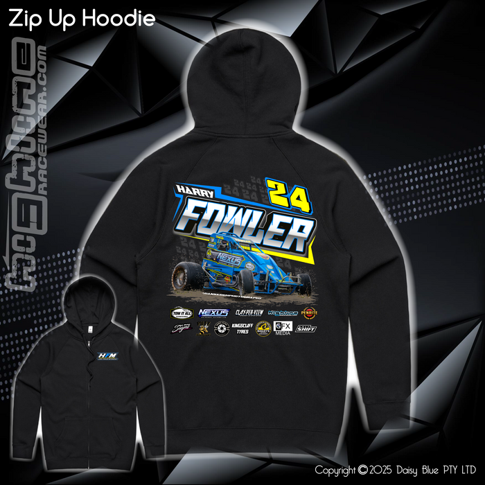Zip Up Hoodie - Harry Fowler