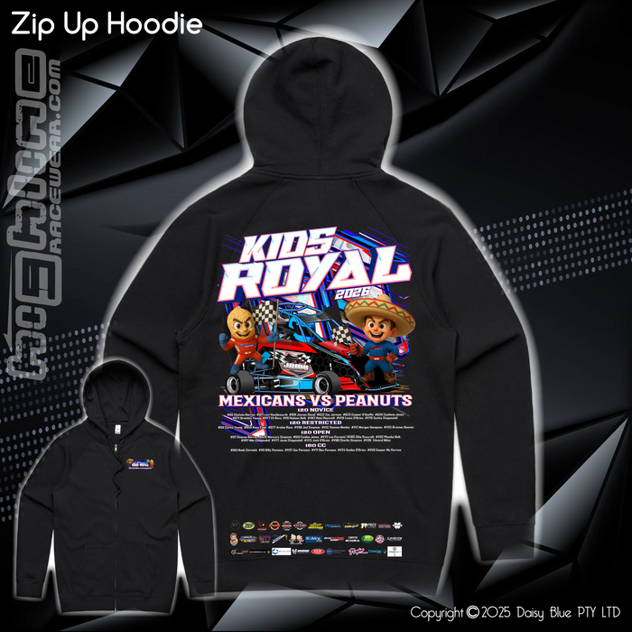 Zip Up Hoodie - JQMV Kids Royal 2026